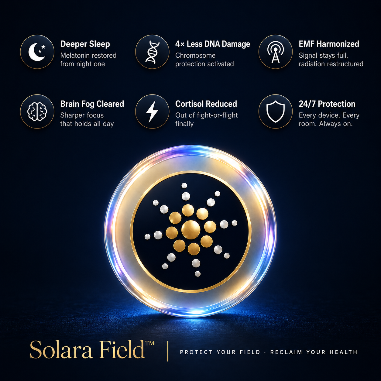 Solara Field™ EMF Defense Chip